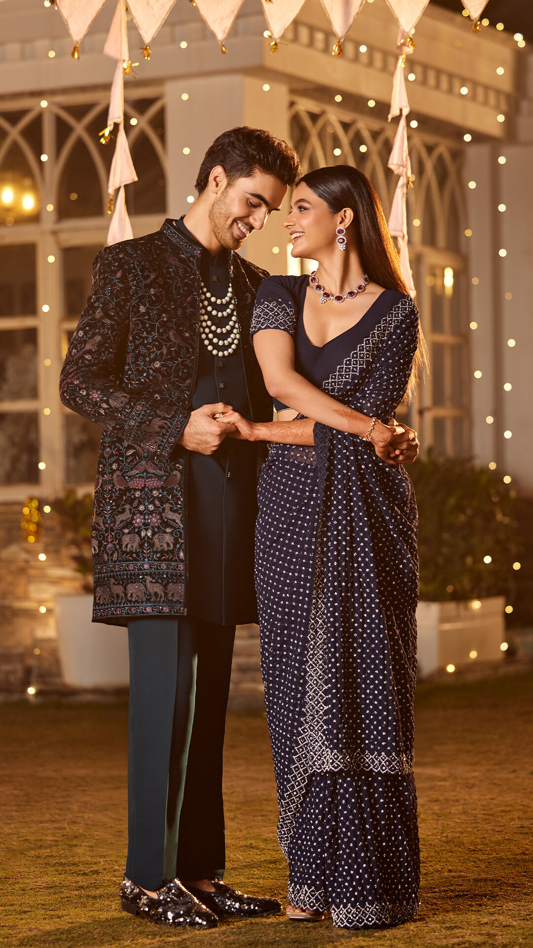 Groom outfits to match the bride's